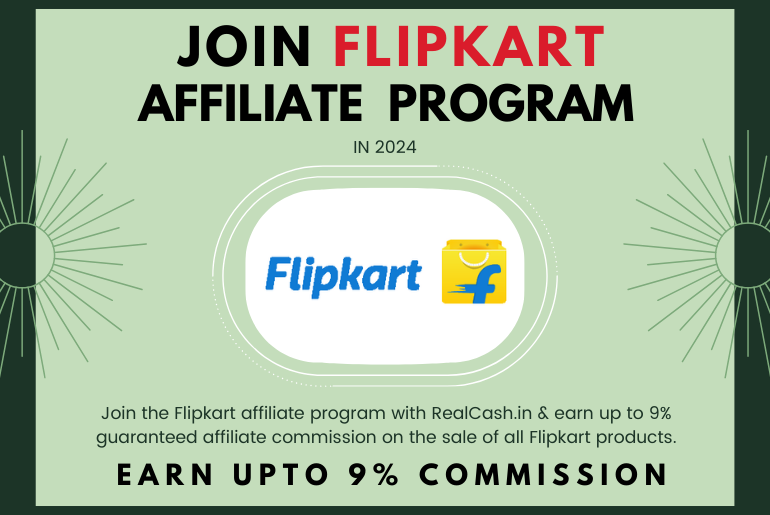 join flipkart affiliate program and earn commission