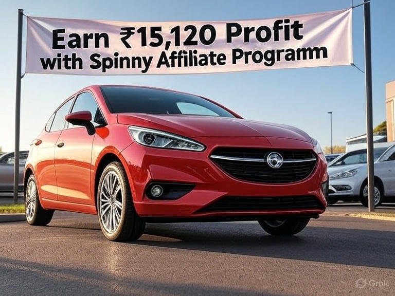 Earn Upto Rs 15,120 Profit with Spinny Affiliate Program