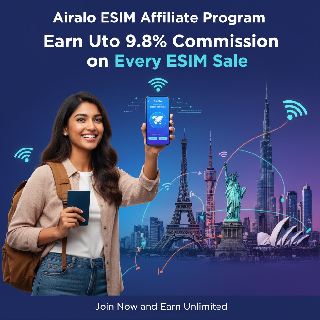 Airalo Worldwide eSIM Affiliate Program