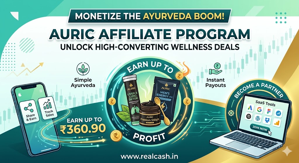 Auric Affiliate Program banner