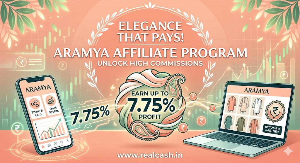Aramya affiliate program banner