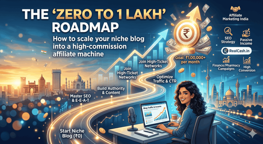 Banner about Roadmap for guidance from zero to 1 lacs