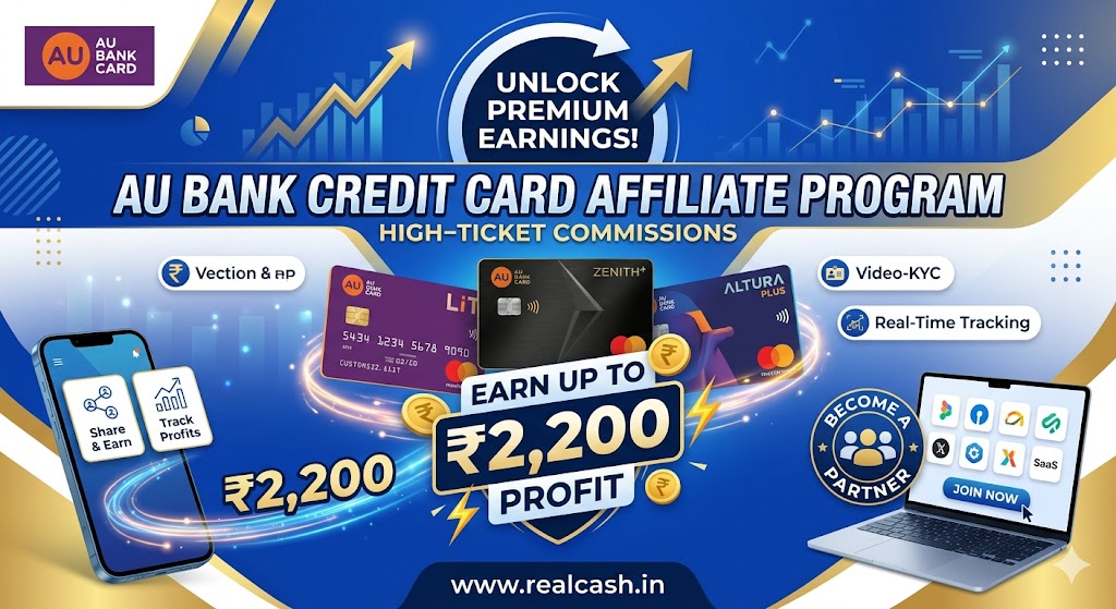 Au Bank Credit Card Affiliate Program banner