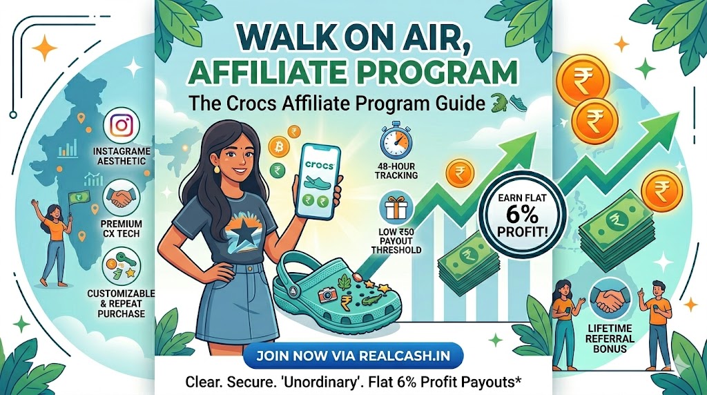 Crocs Affiliate Program Banner
