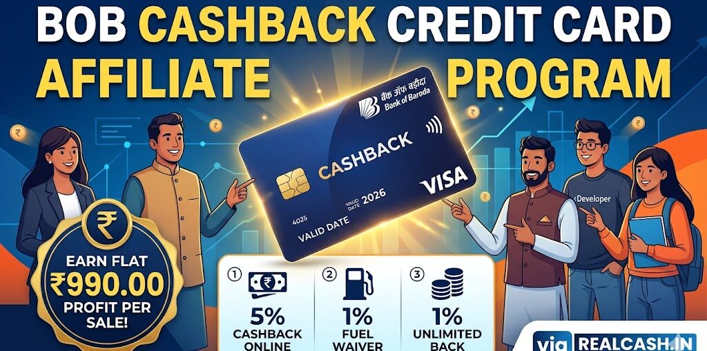 BOB Cashback Credit Card Affiliate Program Banner