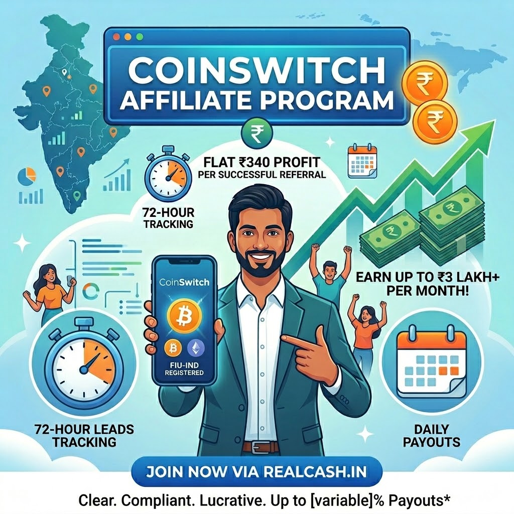 CoinSwitch Affiliate Program Banner