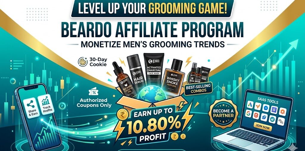 Beardo affiliate program banner