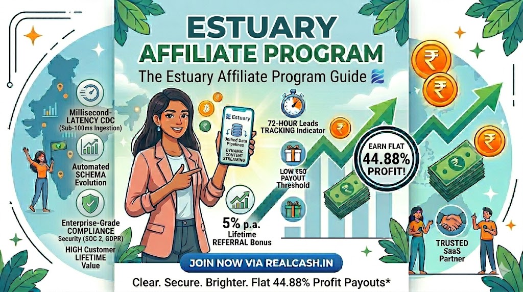 Join Estuary Affiliate Program Banner