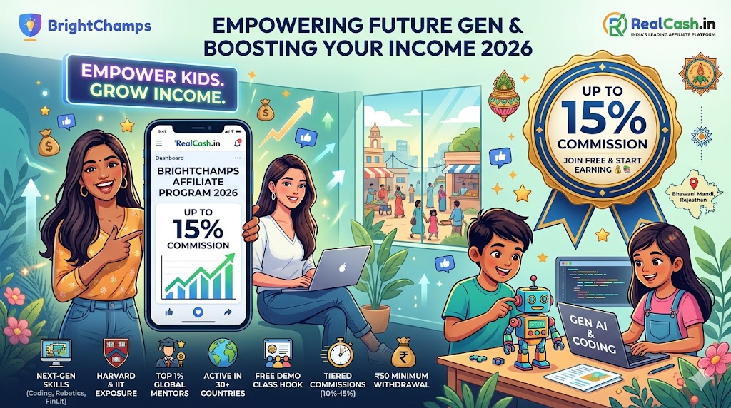 BrightChamps Affiliate Program Banner