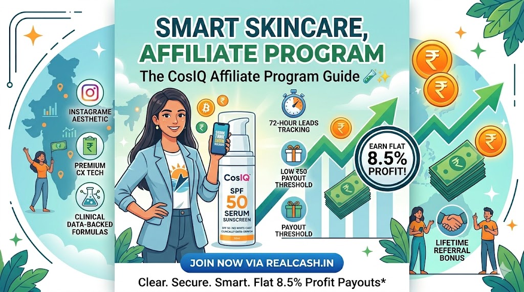 CosIQ Affiliate Program Banner