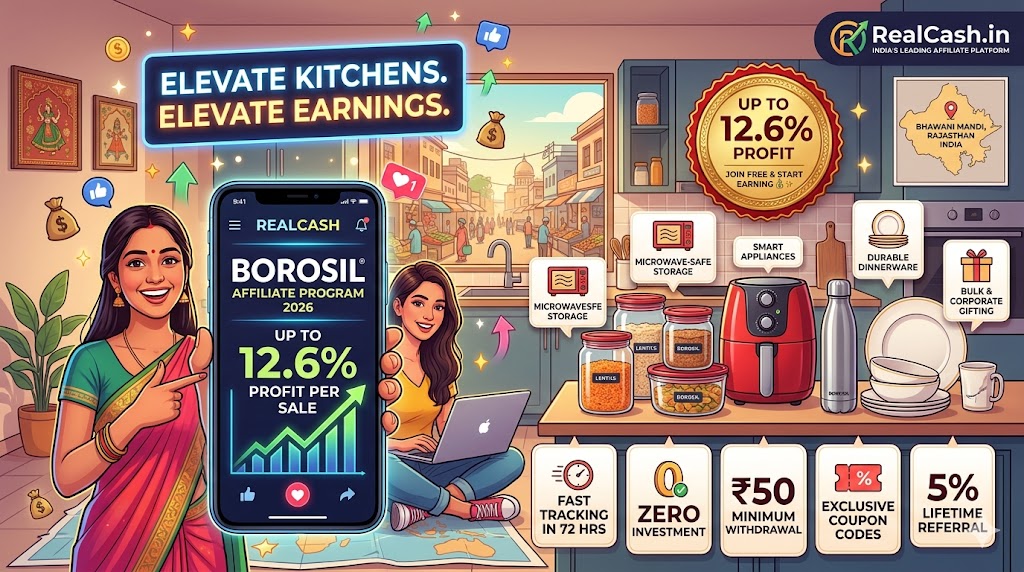 Borosil Affiliate Program Banner